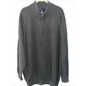 Harbor Bay Knitted Pullover Sweater Men Size 2XL Grey